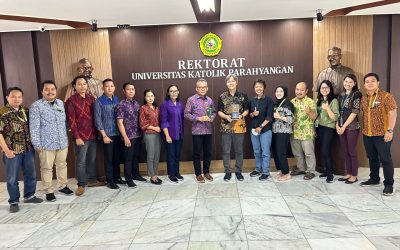 Kunjungan Studi Banding Lembaga Penelitian Universitas Warmadewa (UNWAR) Bali ke LPPM UNPAR