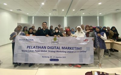UNPAR Bersama YDBA Gelar Pelatihan Digital Marketing Bagi 25 UMKM Kuliner dan Kerajinan
